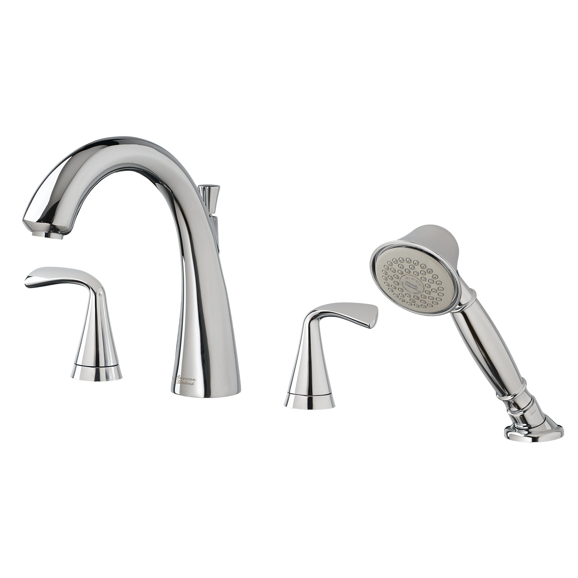 Fluent® Bathtub Faucet With  Lever Handles and Personal Shower for Flash® Rough-In Valve